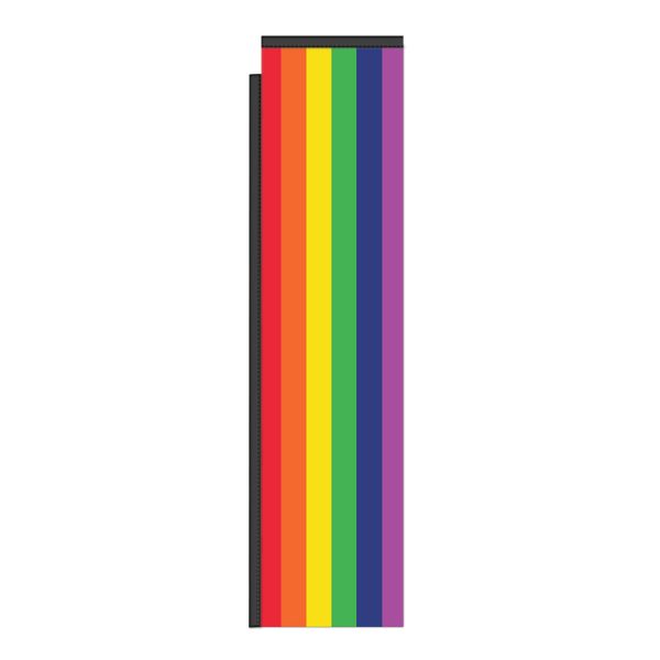 Rainbow 12Ft Tall Rectangle Boomer Flag