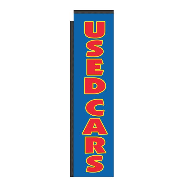 Used Cars 12Ft Tall Rectangle Boomer Flag