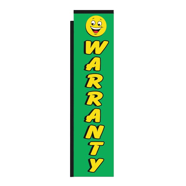 Warranty 12Ft Tall Rectangle Boomer Flag