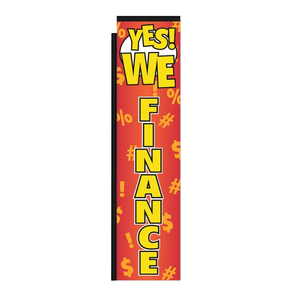 We Finance 12Ft Tall Rectangle Boomer Flag