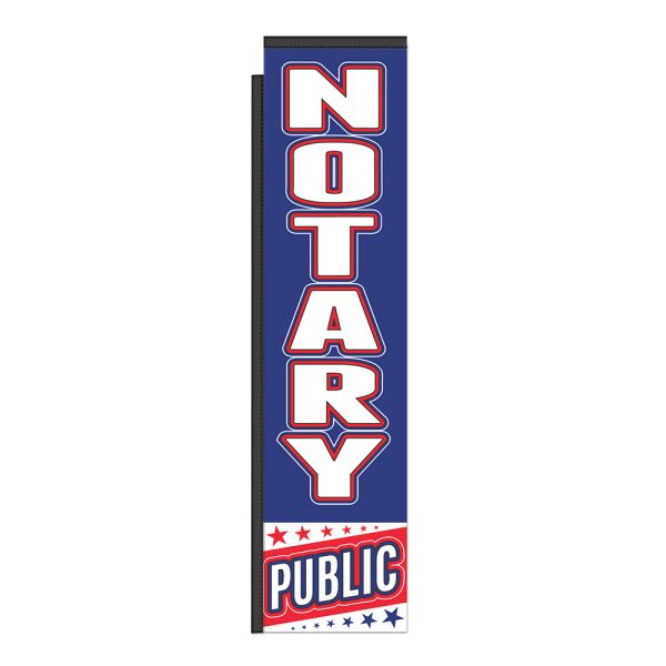 Notary Public 12Ft Tall Rectangle Boomer Flag