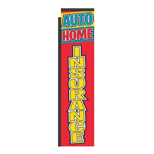 Auto Home Insurance 12Ft Tall Rectangle Boomer Flag