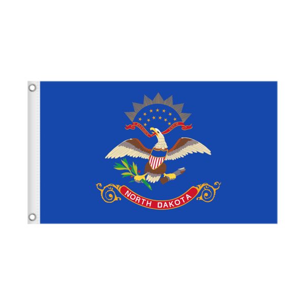 NORTH DAKOTA 3×5 State Flag Only
