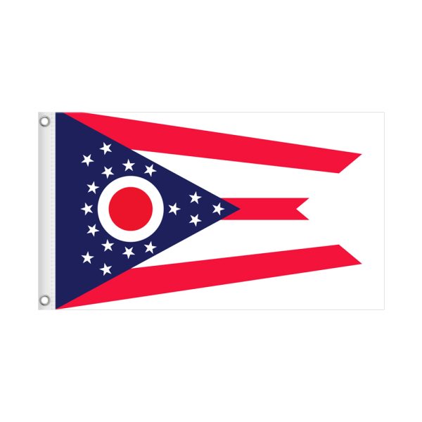 OHIO 3×5 State Flag Only