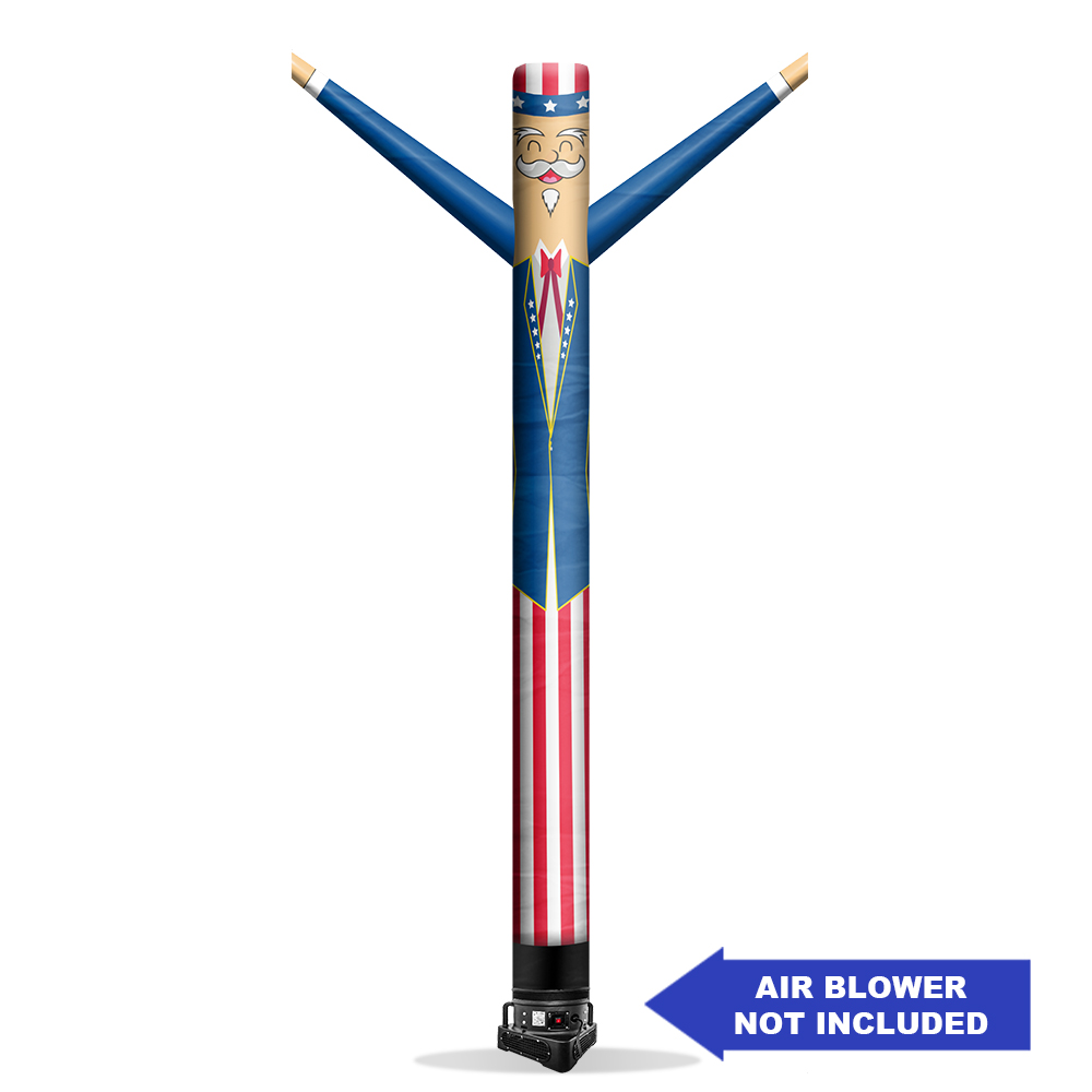 Uncle Sam 18ft Inflatable Tube Man Air Powered Dancer - Image 3