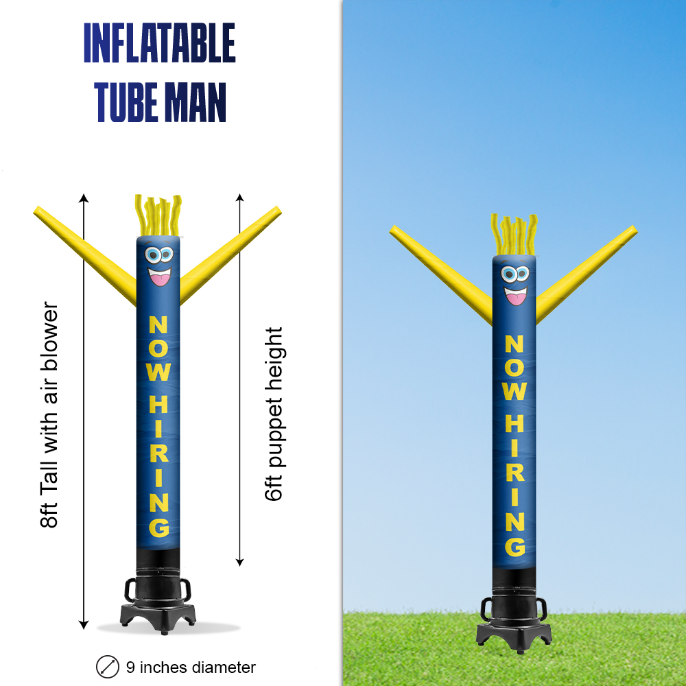 Now Hiring 6ft Inflatable Tube Man Air Powered Dancer - Image 5
