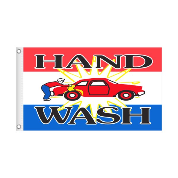 HAND WASH 3×5 Flag Only