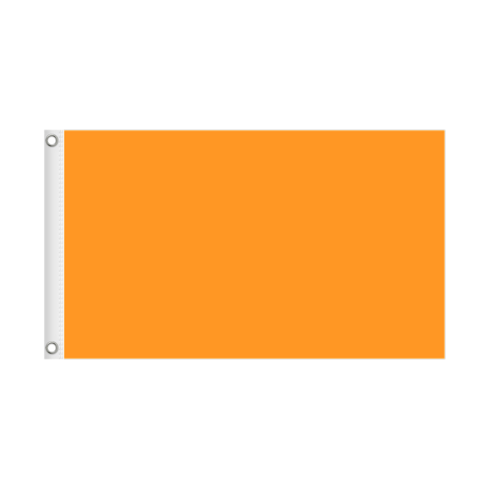 3x5 ft - Solid Orange