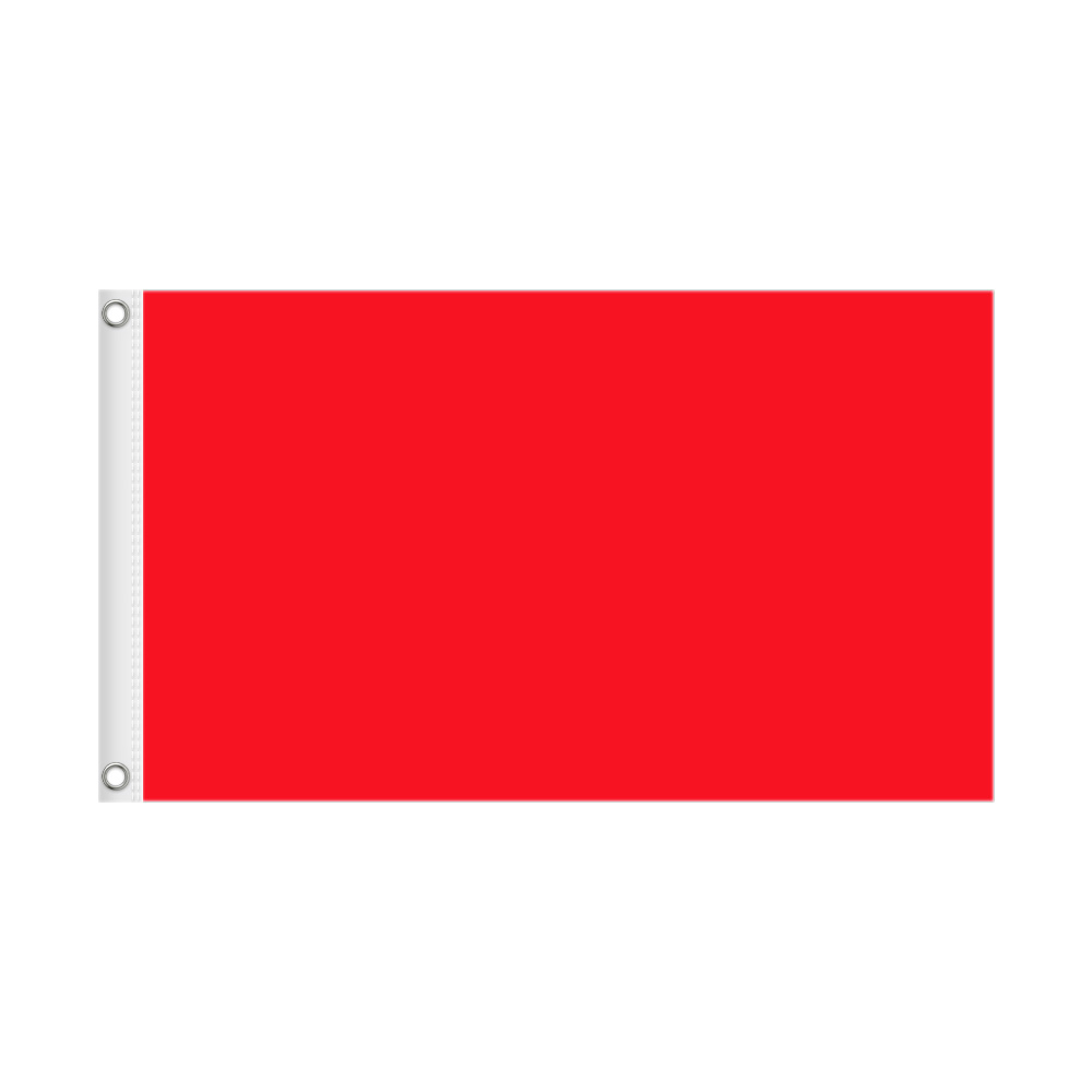 3x5 ft - Solid Red