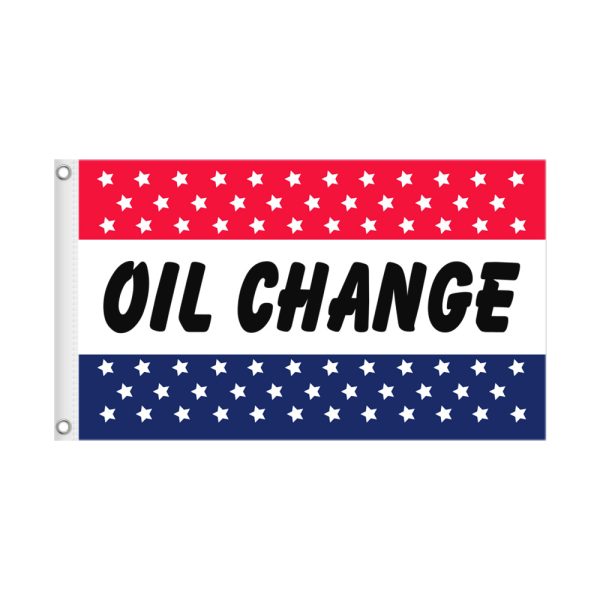 OIL CHANGE 3×5 Flag Only