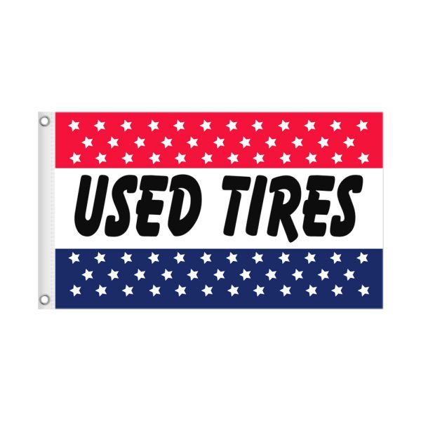USED TIRES 3×5 Flag Only