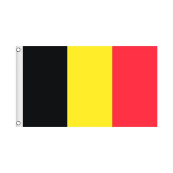 BELGIUM 3×5 National Flag Only
