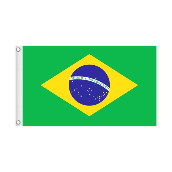 BRAZIL 3×5 National Flag Only