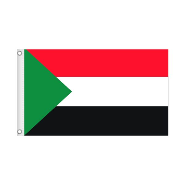 SUDAN 3×5 National Flag Only