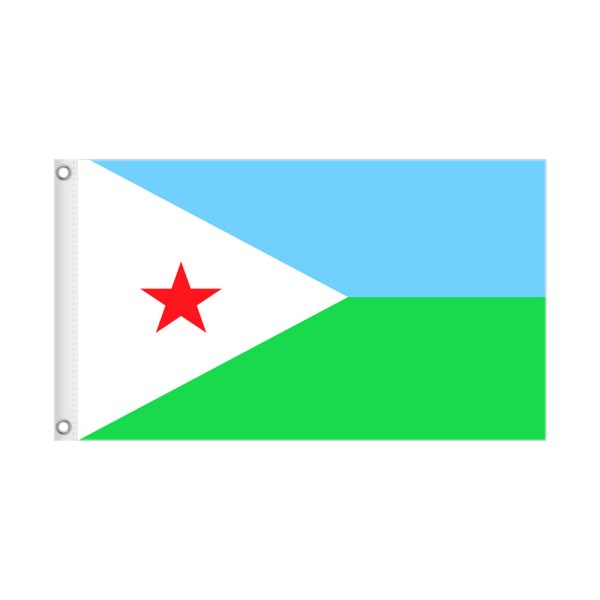 DJIBOUTI 3×5 National Flag Only