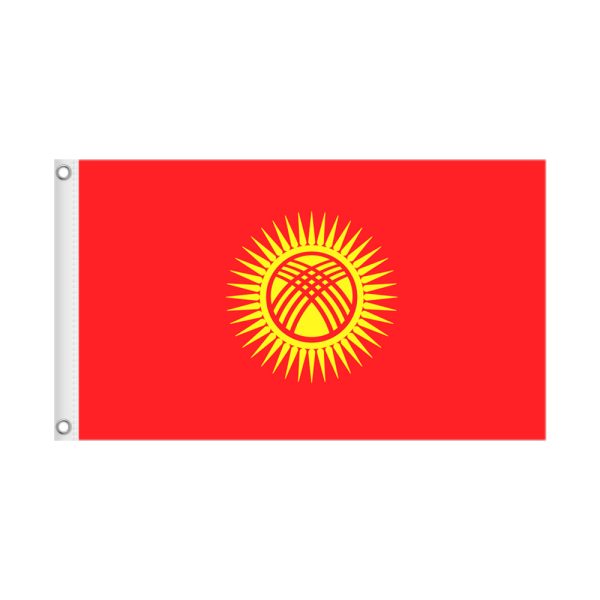 KYRGYZSTAN 3×5 National Flag Only