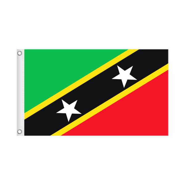 SAINT KITTS AND NEVIS 3×5 National Flag Only