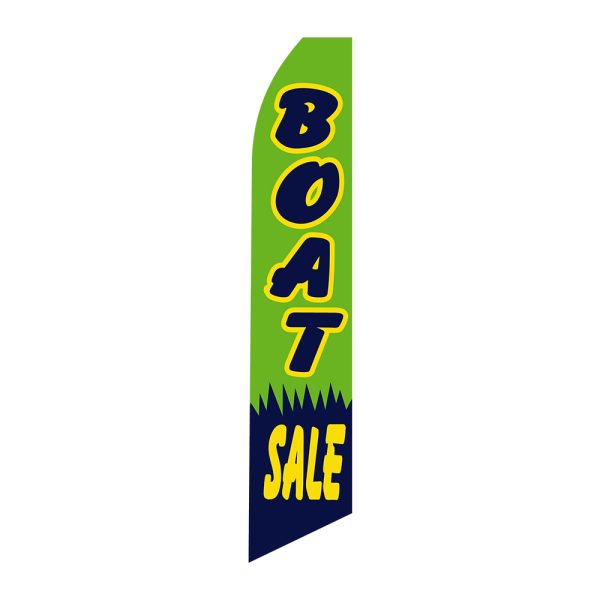Boat Sale- Super Novo Flag 12 ft Tall Sign