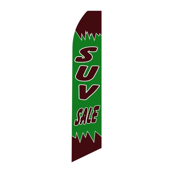 SUV Sale - Super Novo Flag 12 ft Tall Sign