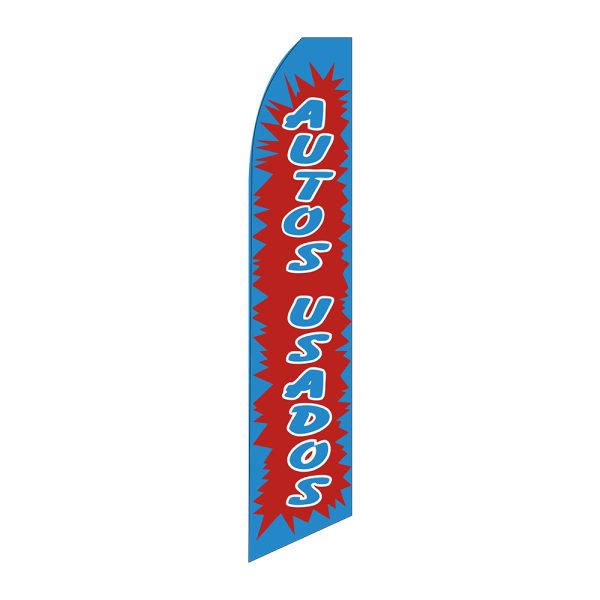Autos Usados - Super Novo Flag 12 ft Tall Sign