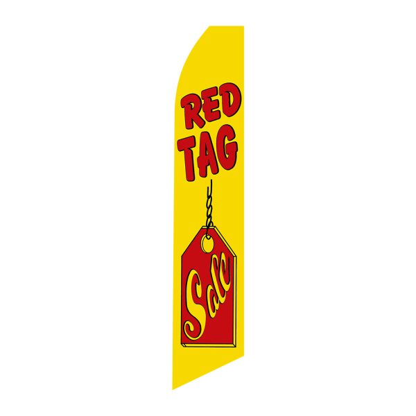 Red Tag Sale- Super Novo Flag 12 ft Tall Sign