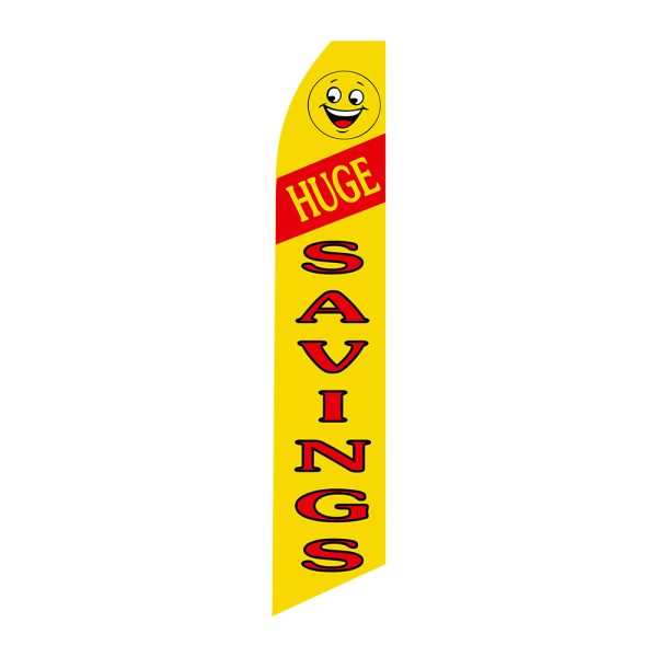 Huge Savings - Super Novo Flag 12 ft Tall Sign