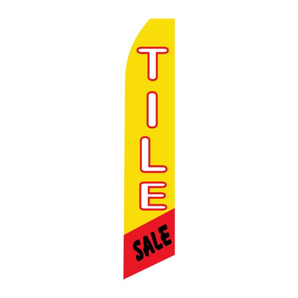 Tile Sale - Super Novo Flag 12 ft Tall Sign