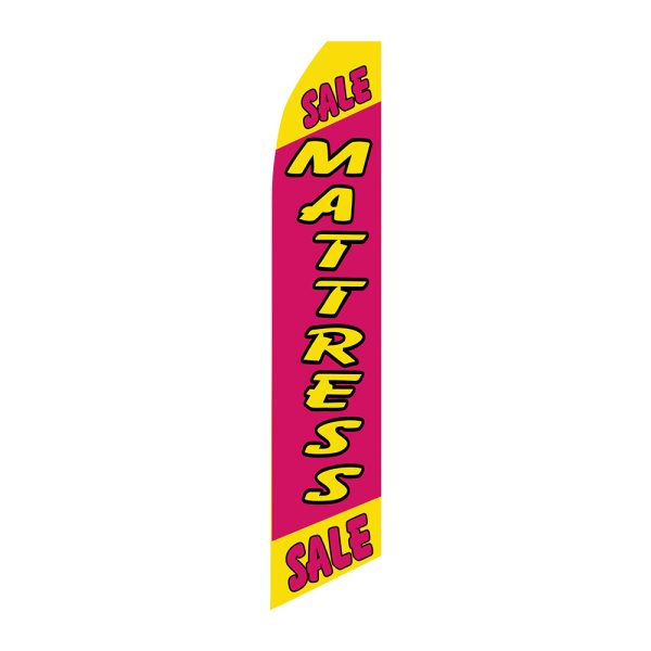 Mattress SALE! - Super Novo Flag 12 ft Tall Sign
