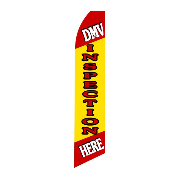 DMV Inspection here - Super Novo Flag 12 ft Tall Sign