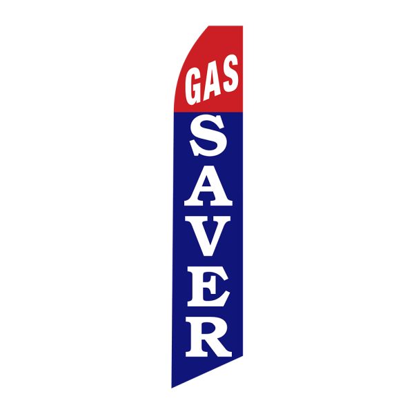 Gas Saver - Super Novo Flag 12 ft Tall Sign
