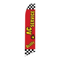 AC Service - Super Novo Flag 12 ft Tall Sign