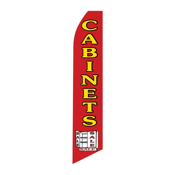Cabinets- Super Novo Flag 12 ft Tall Sign