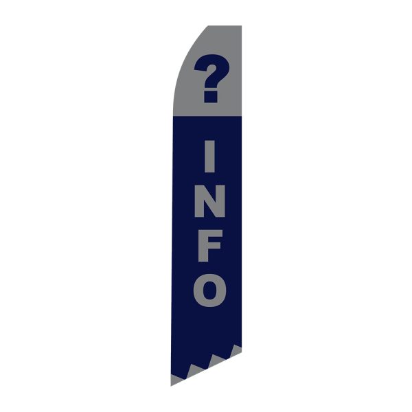 Info - Super Novo Flag 12 ft Tall Sign