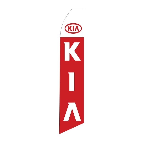 KIA - Super Novo Flag 12 ft Tall Sign