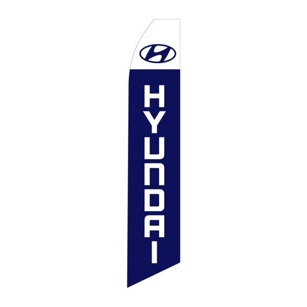 Hyundai - Super Novo Flag 12 ft Tall Sign