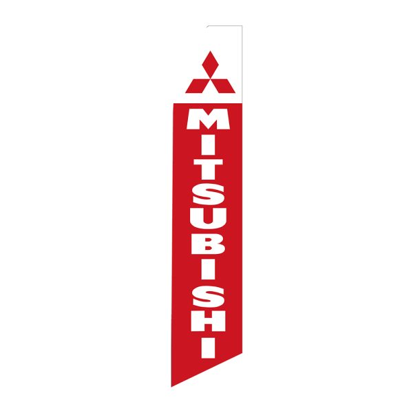 Mitsubishi - Super Novo Flag 12 ft Tall Sign
