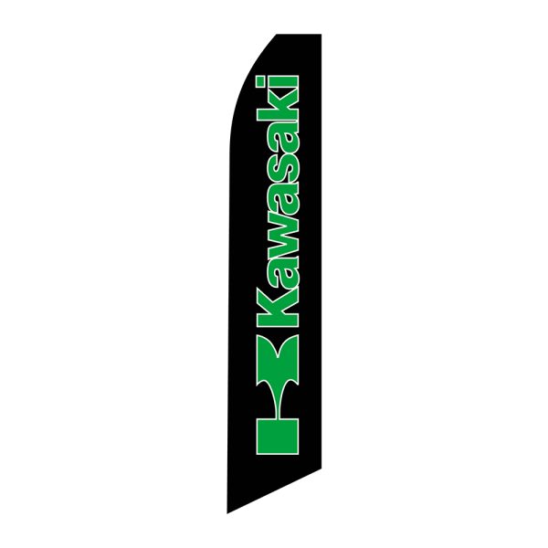 Kawasaki - Super Novo Flag 12 ft Tall Sign