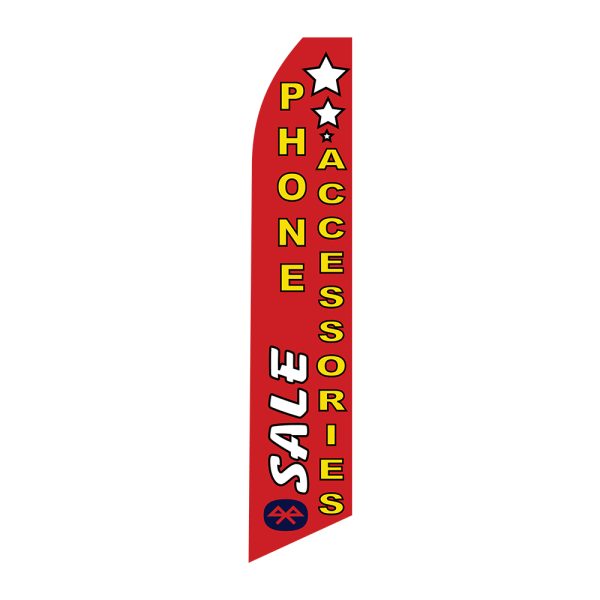 Phone Accessorries - Super Novo Flag 12 ft Tall Sign