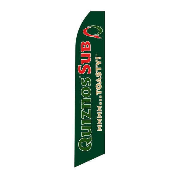 Quiznos Sub - Super Novo Flag 12 ft Tall Sign