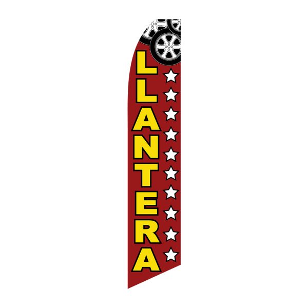 Llantera - Super Novo Flag 12 ft Tall Sign