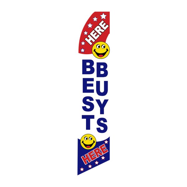Best Buys Here - Super Novo Flag 12 ft Tall Sign
