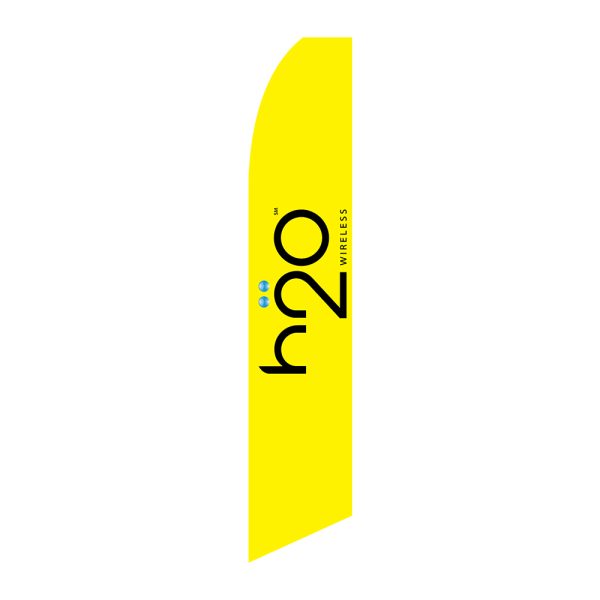 H20 Wireless - Super Novo Flag 12 ft Tall Sign