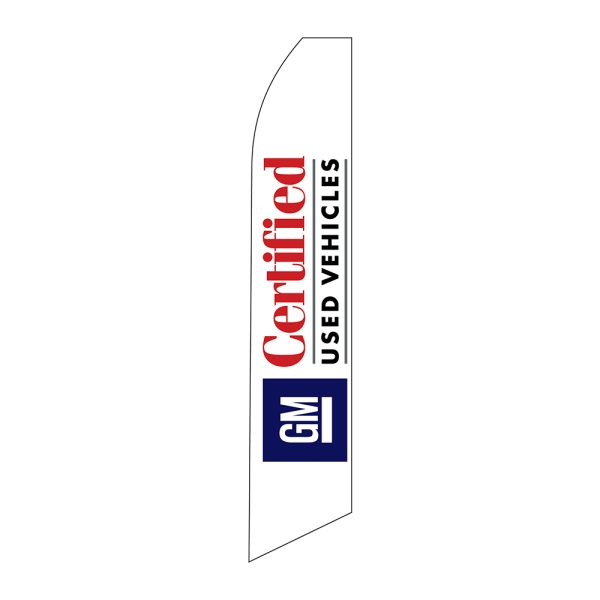 GM CPO - Super Novo Flag 12 ft Tall Sign