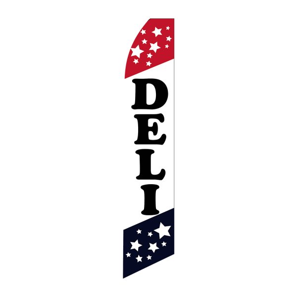 Deli - Super Novo Flag 12 ft Tall Sign