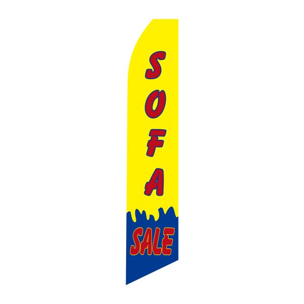 Sofa Sale - Super Novo Flag 12 ft Tall Sign