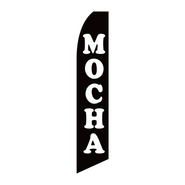 Mocha - Super Novo Flag 12 ft Tall Sign