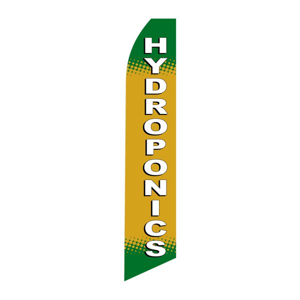Hyrdoponics - Super Novo Flag 12 ft Tall Sign