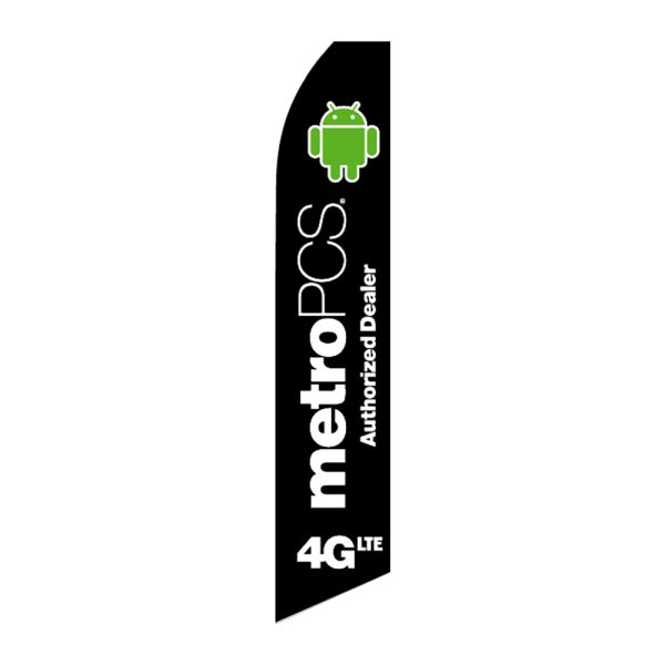 Metro PCS 4G - Super Novo Flag 12 ft Tall Sign