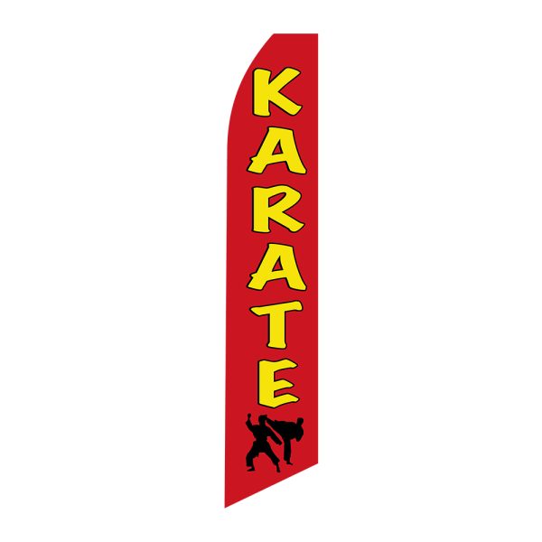 Karate - Super Novo Flag 12 ft Tall Sign