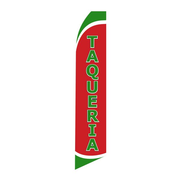 Taqueria - Super Novo Flag 12 ft Tall Sign